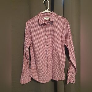 Express Men's Red Checkered Shirt